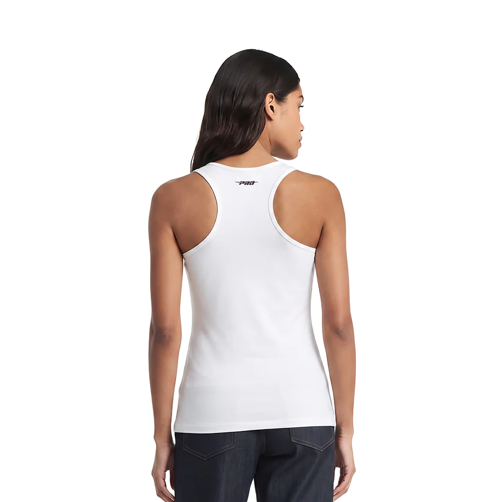 NBA OKLAHOMA CITY THUNDER CLASSIC WOMEN'S RELAXED FIT RACERBACK (WHITE) - Image 2