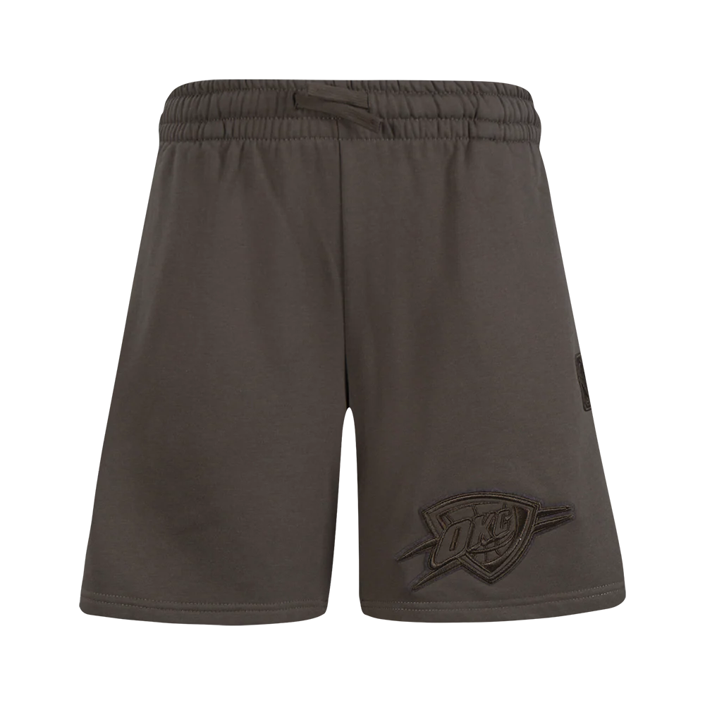 NBA OKLAHOMA CITY THUNDER NEUTRAL BIG BOYS FLC SHORT (DARK TAUPE) - Image 2