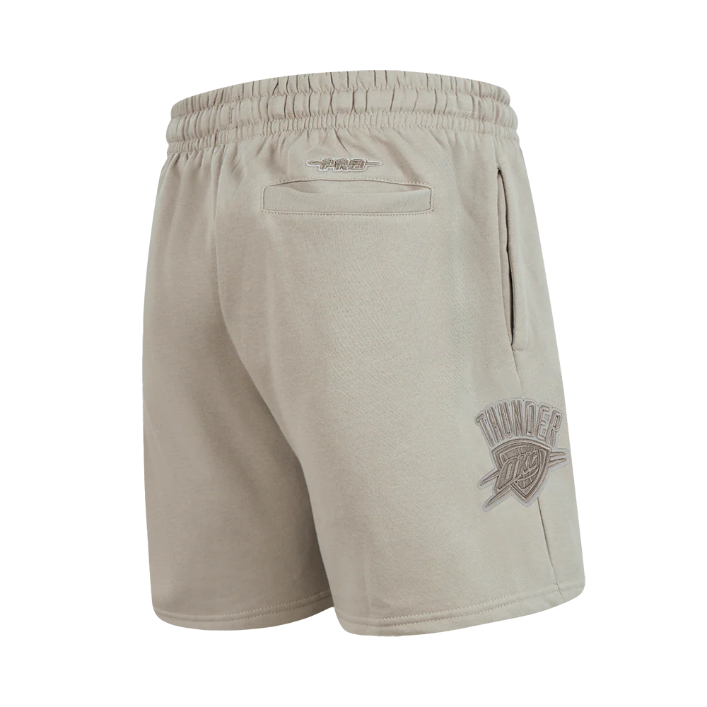 NBA OKLAHOMA CITY THUNDER NEUTRAL BIG BOYS FLC SHORT (TAUPE) - Image 3