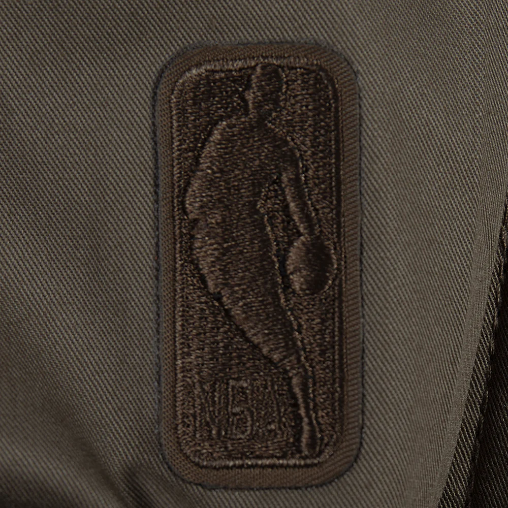 NBA OKLAHOMA CITY THUNDER NEUTRAL BIG BOYS TWILL JACKET (DARK TAUPE) - Image 8