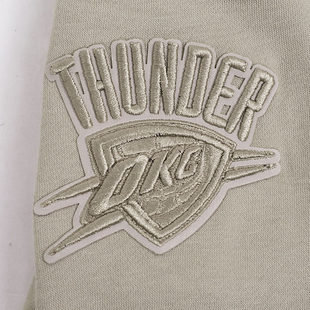 NBA OKLAHOMA CITY THUNDER NEUTRAL BIG GIRLS FLC CREWNECK (TAUPE) - Image 5