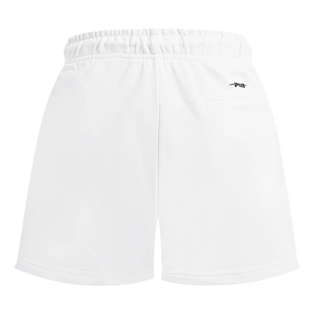 NBA OKLAHOMA CITY THUNDER CLASSIC WOMEN'S FLEECE SHORT (WHITE) - Image 4