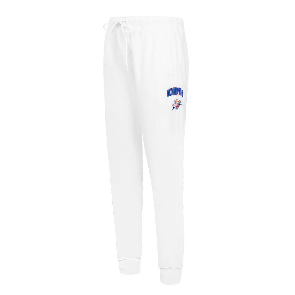NBA OKLAHOMA CITY THUNDER CLASSIC WOMEN'S SWEATPANT (WHITE)