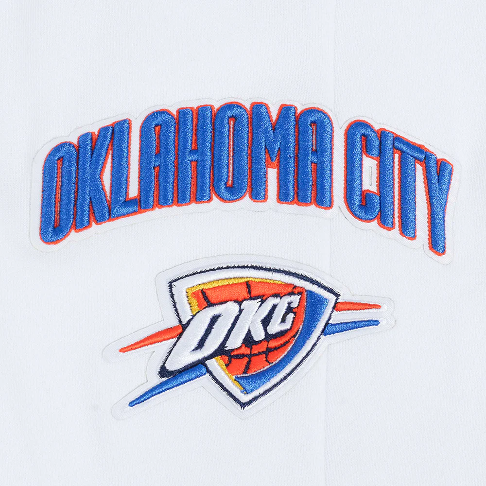 NBA OKLAHOMA CITY THUNDER CLASSIC WOMEN'S SWEATPANT (WHITE) - Image 5