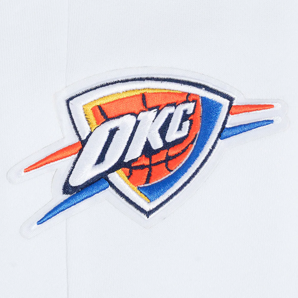 NBA OKLAHOMA CITY THUNDER CLASSIC WOMEN'S SWEATPANT (WHITE) - Image 6