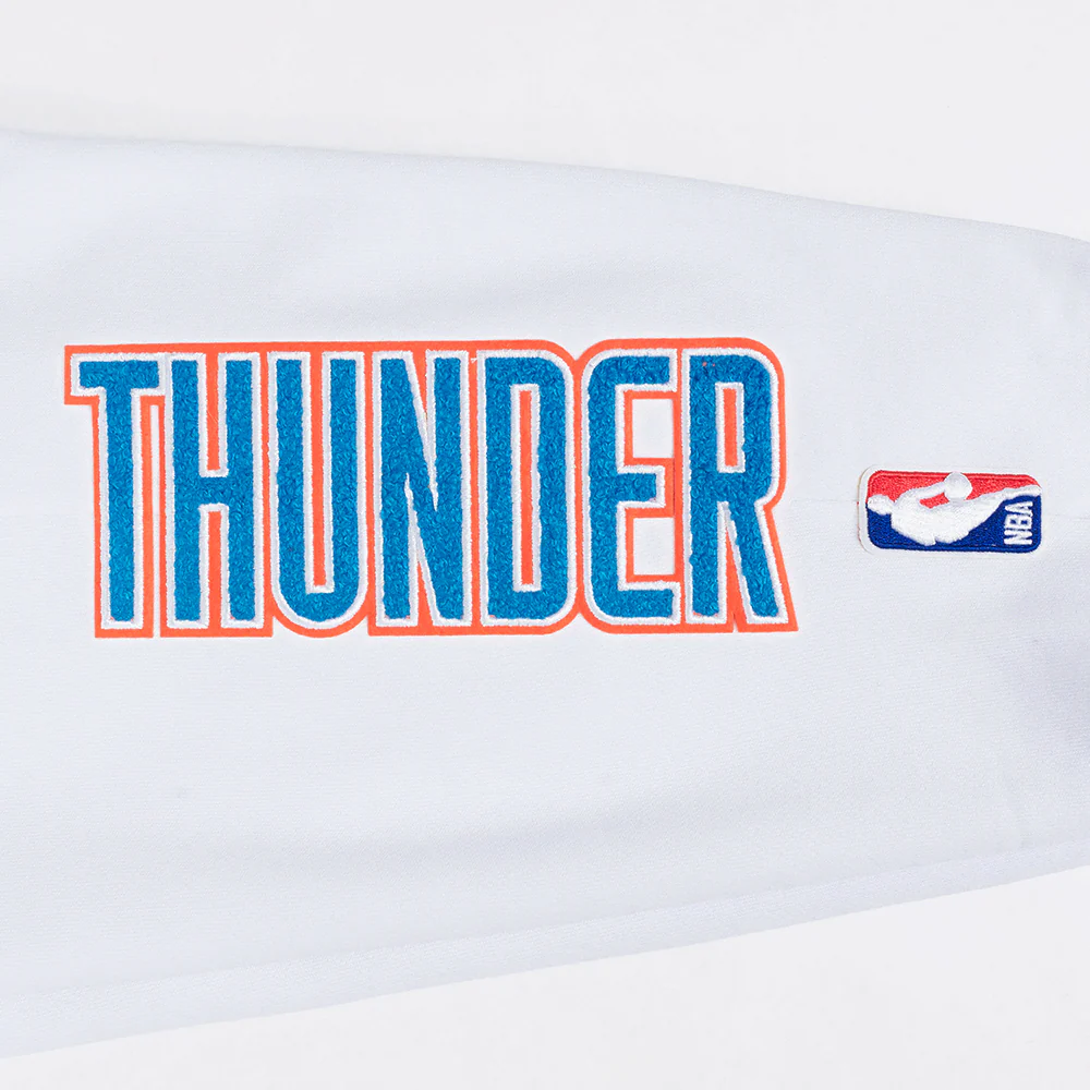 NBA OKLAHOMA CITY THUNDER CLASSIC WOMEN'S SWEATPANT (WHITE) - Image 7