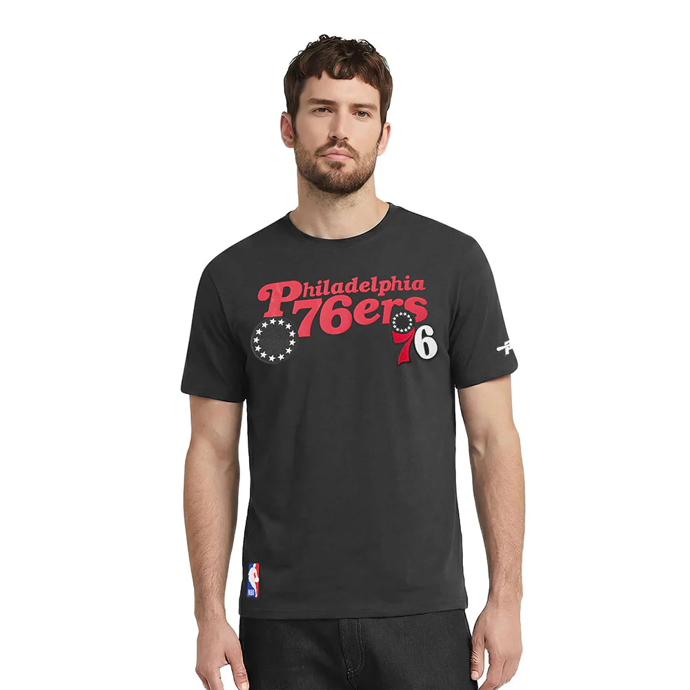 NBA PHILADELPHIA 76ERS SOUVENIR MEN'S SJ TEE (BLACK)