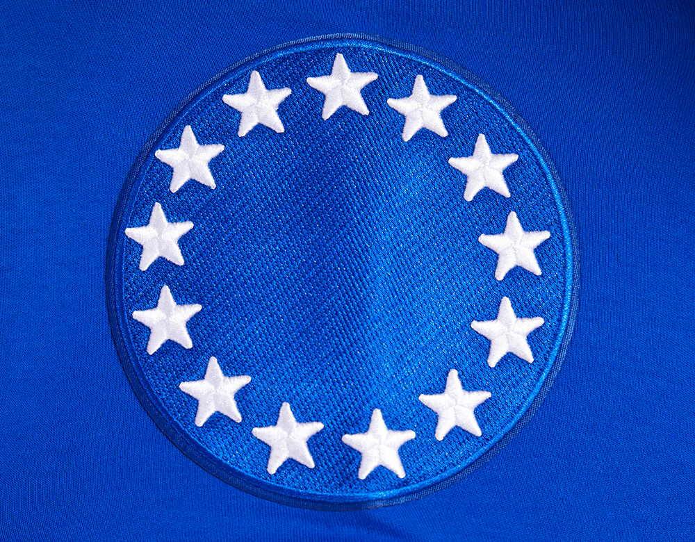 NBA PHILADELPHIA 76ERS RETRO CLASSIC MEN'S TEE (ROYAL BLUE/RED) - Image 6