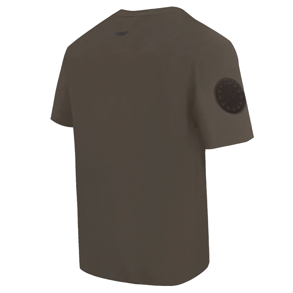 NBA PHILADELPHIA 76ERS NEUTRAL MEN'S DROP SHOULDER TEE (DARK TAUPE) - Image 4