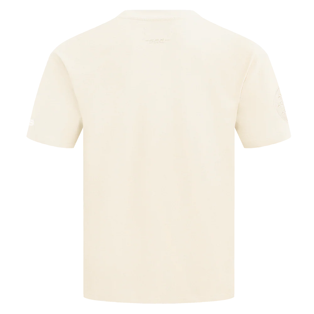 NBA PHILADELPHIA 76ERS NEUTRAL DROP SHOULDER MEN'S TEE (EGGSHELL) - Image 10