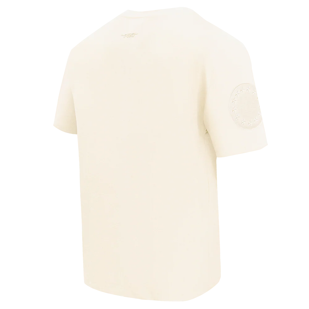 NBA PHILADELPHIA 76ERS NEUTRAL DROP SHOULDER MEN'S TEE (EGGSHELL) - Image 11