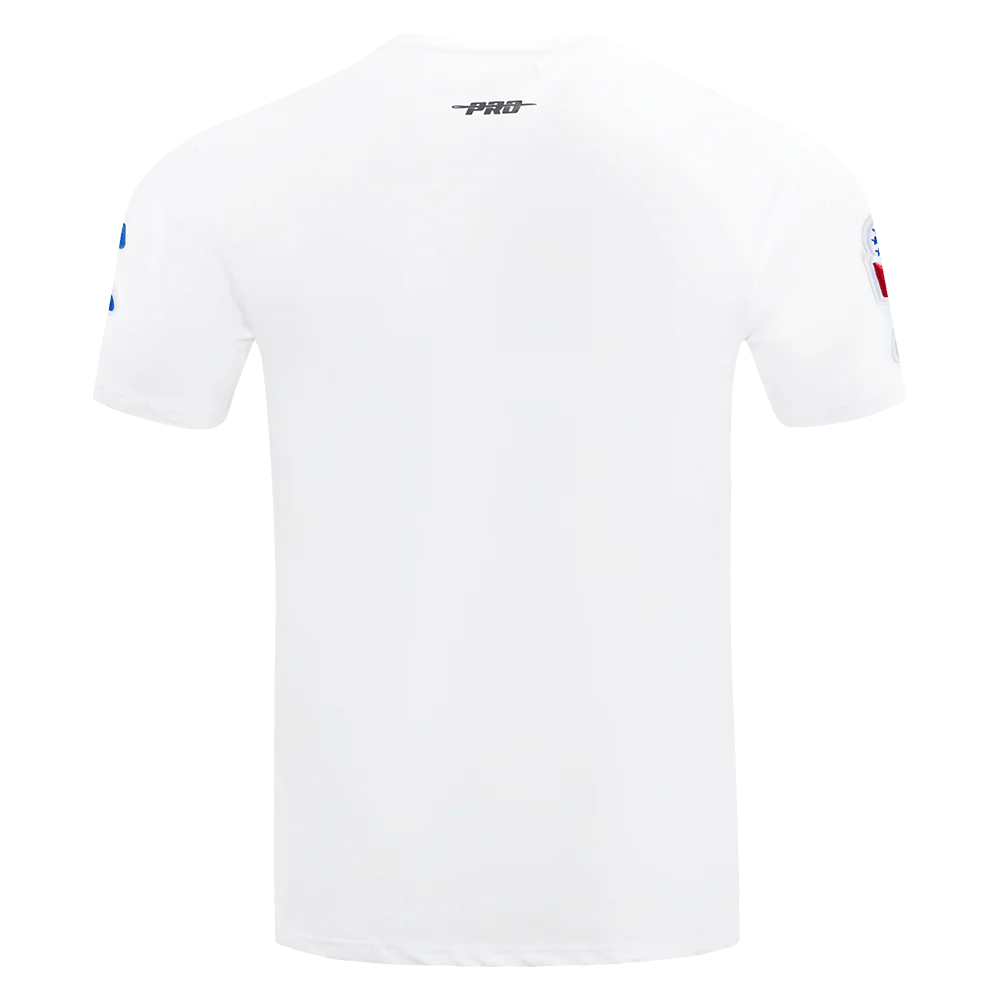 NBA PHILADELPHIA 76ERS CLASSIC CHENILLE MEN'S TEE (WHITE) - Image 5