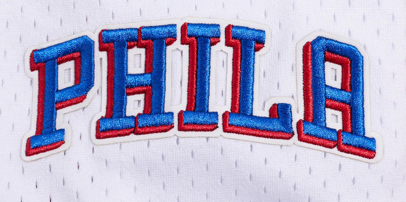 NBA PHILADELPHIA 76ers SCRIPT TAIL MEN'S DOUBLE KNIT 2.0 SHORT (RED) - Image 7
