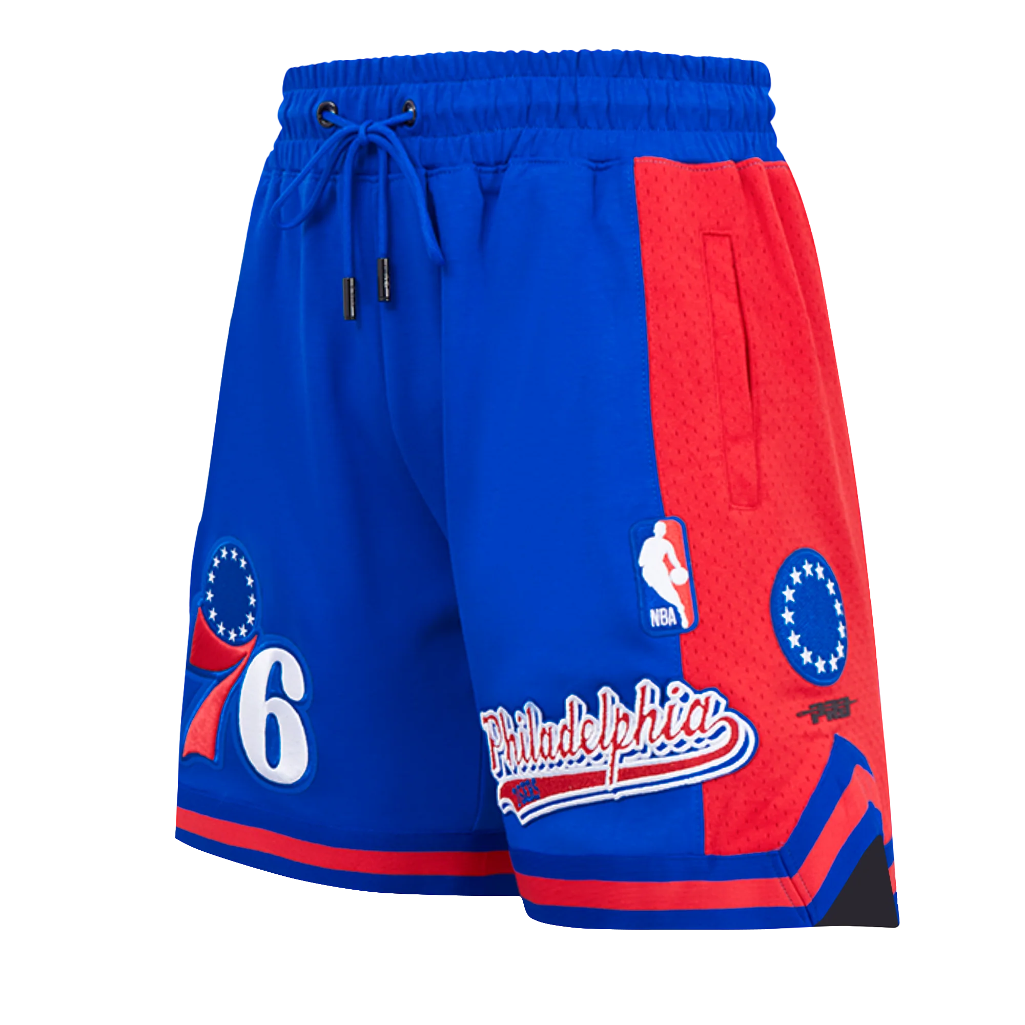 NBA PHILADELPHIA 76ers SCRIPT TAIL MEN'S DOUBLE KNIT 2.0 SHORT (ROYAL BLUE/RED) - Image 10