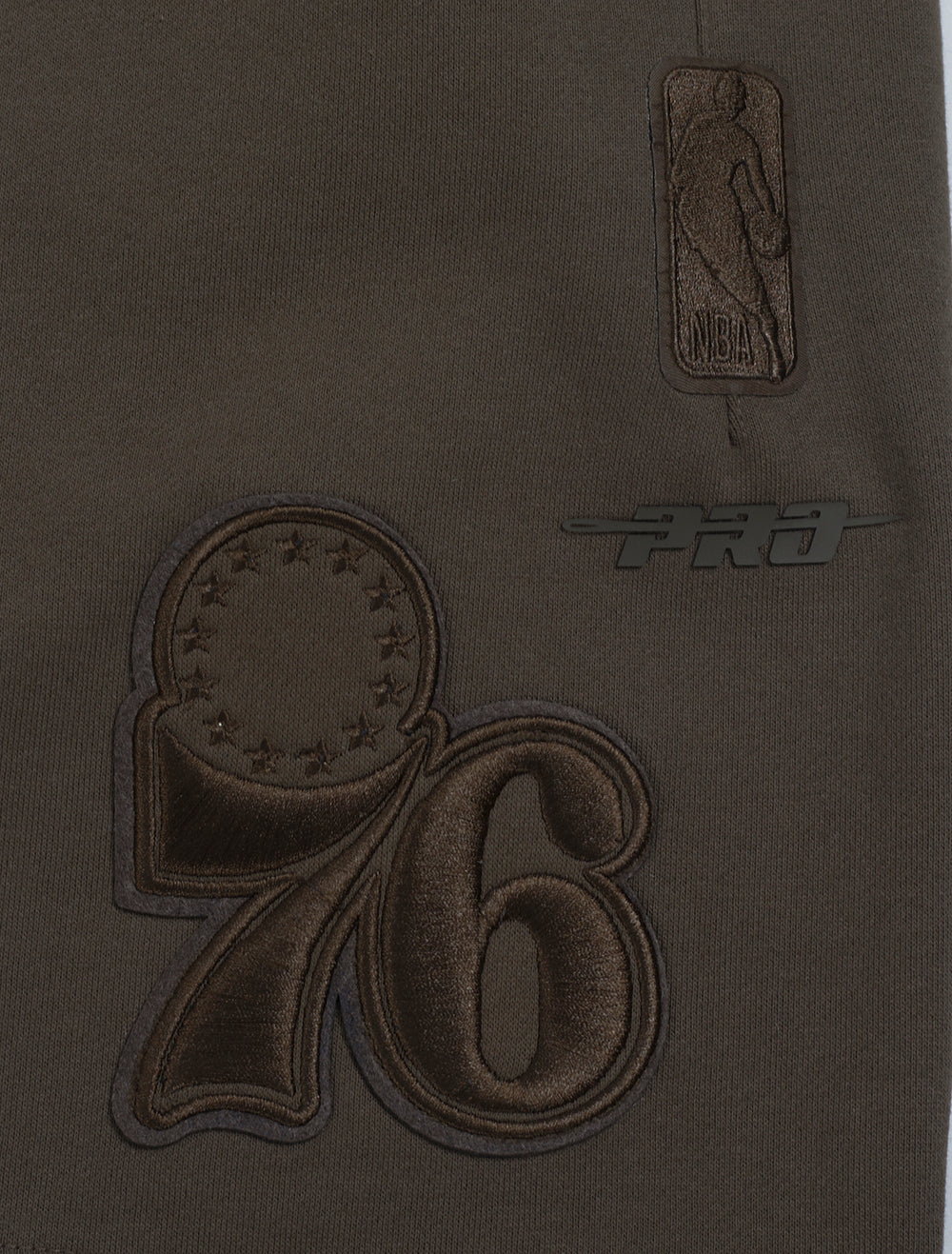 NBA PHILADELPHIA 76ERS NEUTRAL MEN'S SHORT (DARK TAUPE) - Image 5