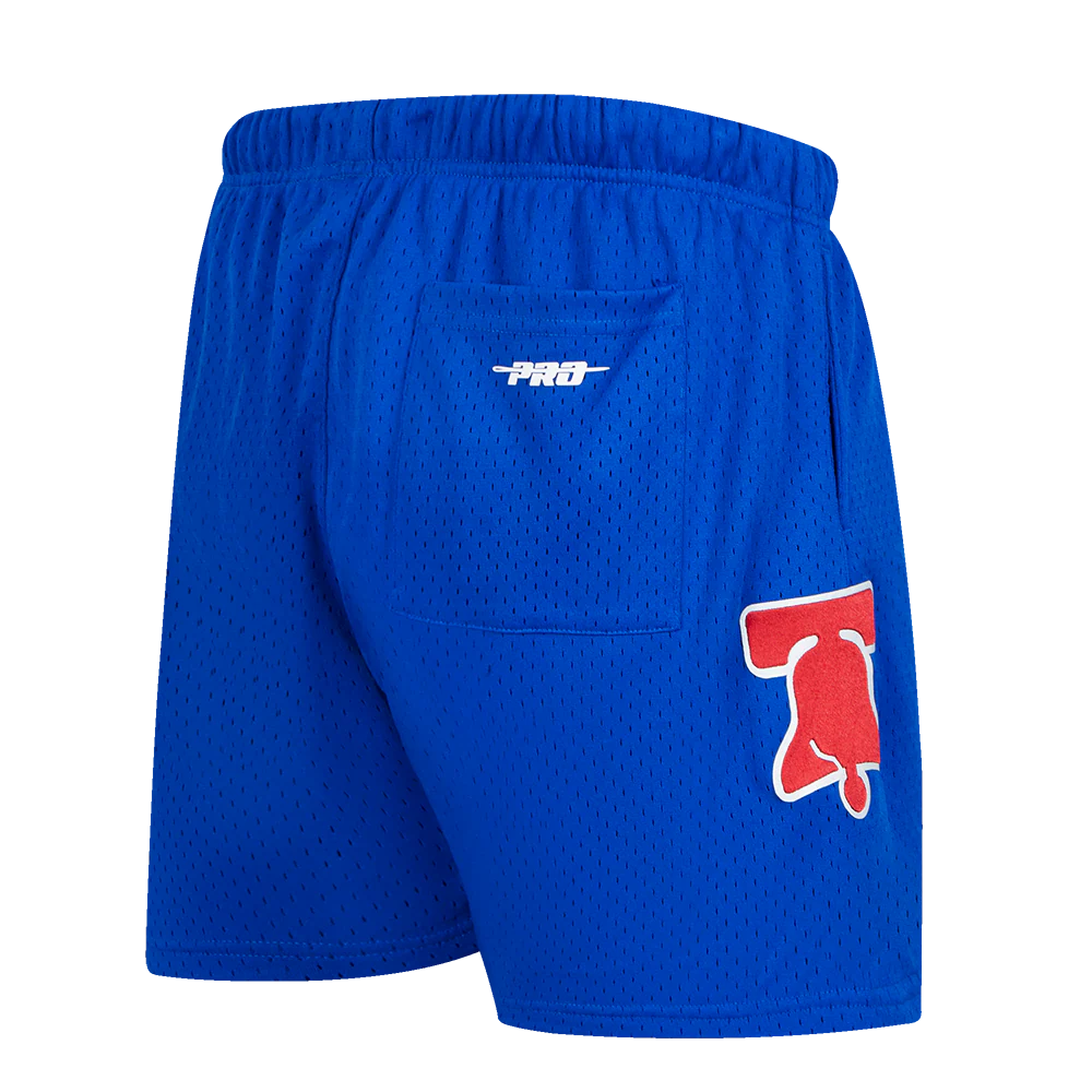 NBA PHILADELPHIA 76ERS CLASSIC MESH MEN'S SHORT (ROYAL BLUE) - Image 3