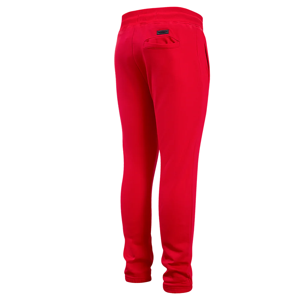 NBA PHILADELPHIA 76ERS OLD ENGLISH MEN'S SWEATPANT (RED) - Image 3