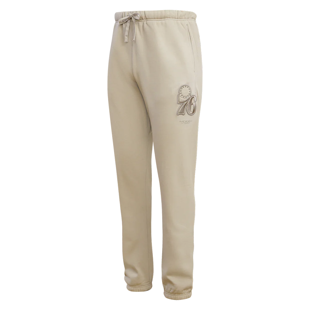 NBA PHILADELPHIA 76ERS NEUTRAL FLEECE SWEATPANT (TAUPE)