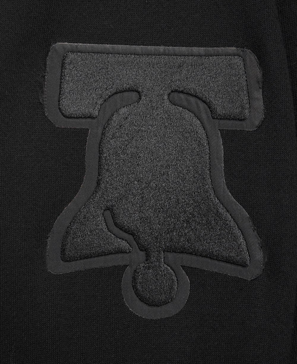 NBA PHILADELPHIA 76ERS NEUTRAL DROP SHOULDER FLEECE PULLOVER HOODIE (BLACK) - Image 11