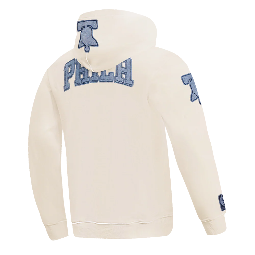 NBA PHILADELPHIA 76ERS VARSITY BLUES MEN'S PULLOVER HOODIE (LINEN) - Image 4