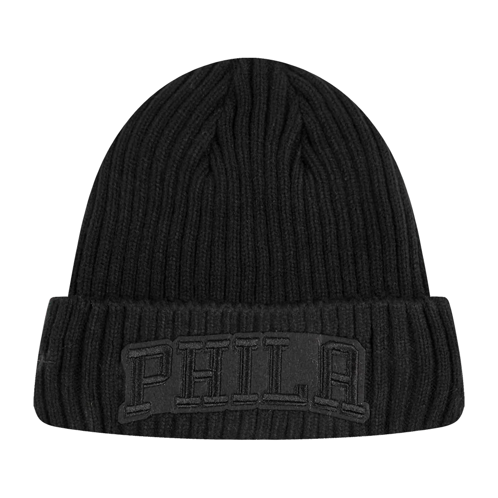 NBA PHILADELPHIA 76ERS NEUTRAL BEANIE (BLACK)