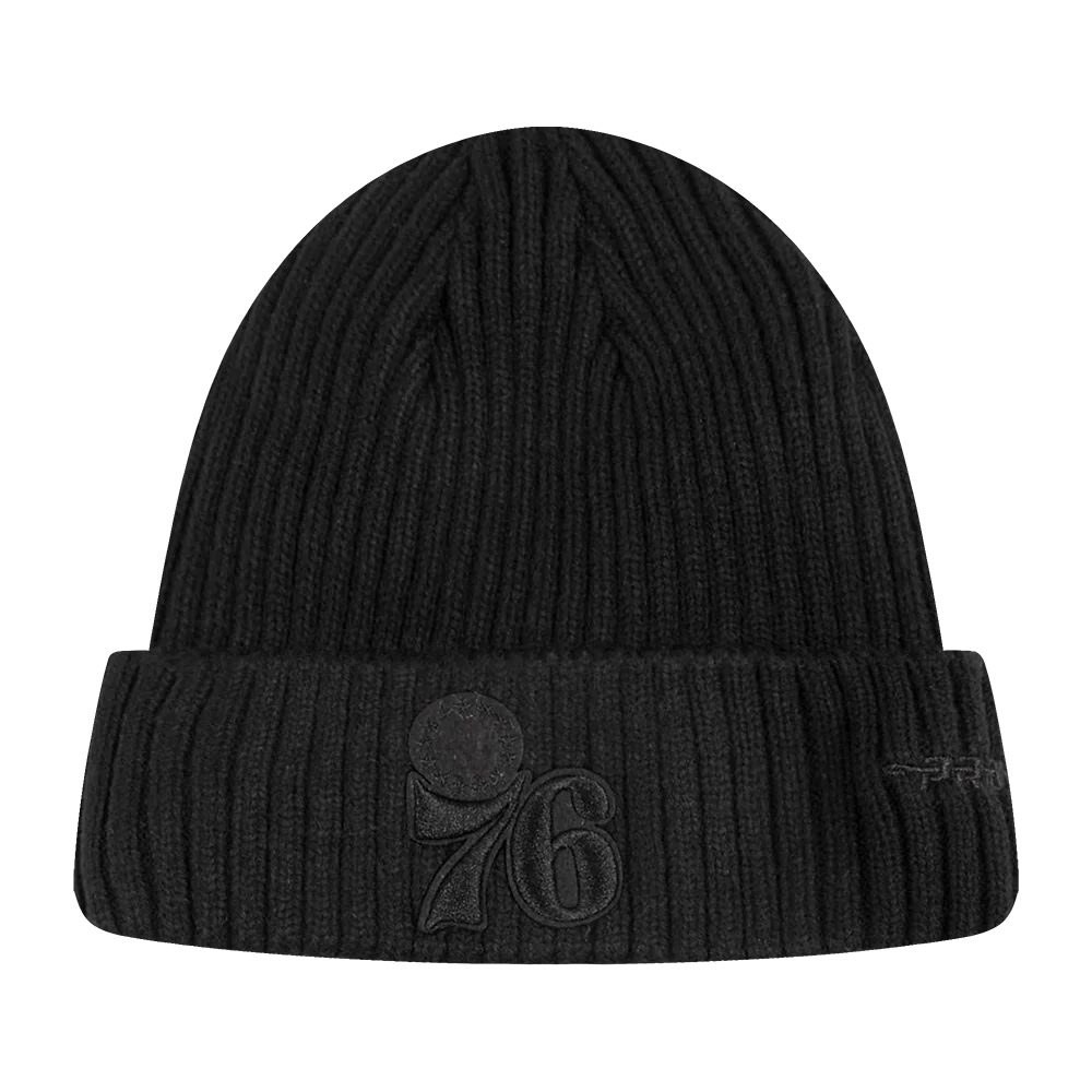 NBA PHILADELPHIA 76ERS NEUTRAL BEANIE (BLACK) - Image 2