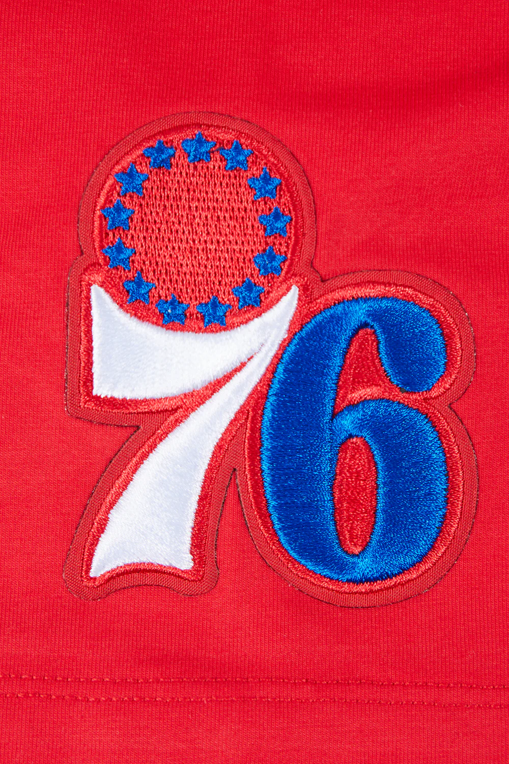 NBA PHILADELPHIA 76ers SCRIPT TAIL WOMEN'S SJ BOXY TEE (WHITE) - Image 7