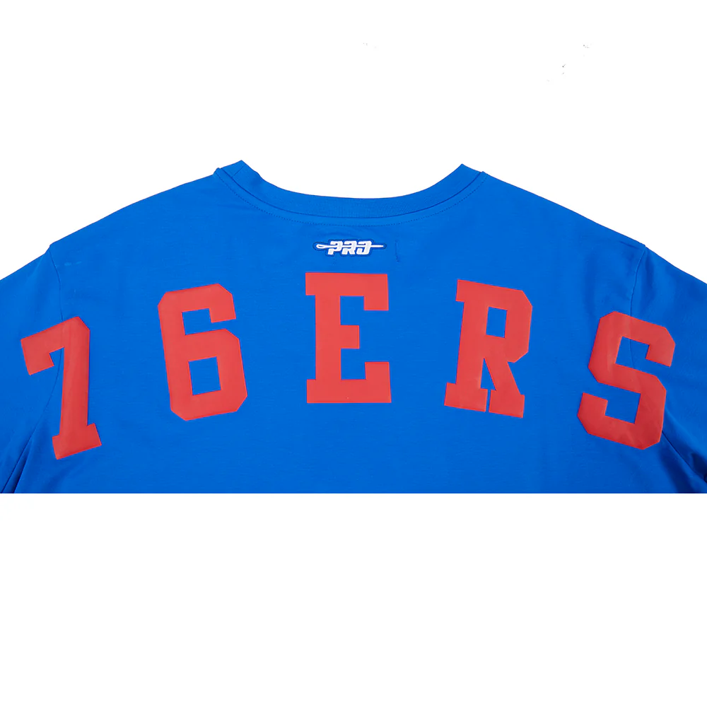 PHILADELPHIA 76ERS WINGSPAN WOMEN'S SJ BOXY TEE (ROYAL BLUE) - Image 11