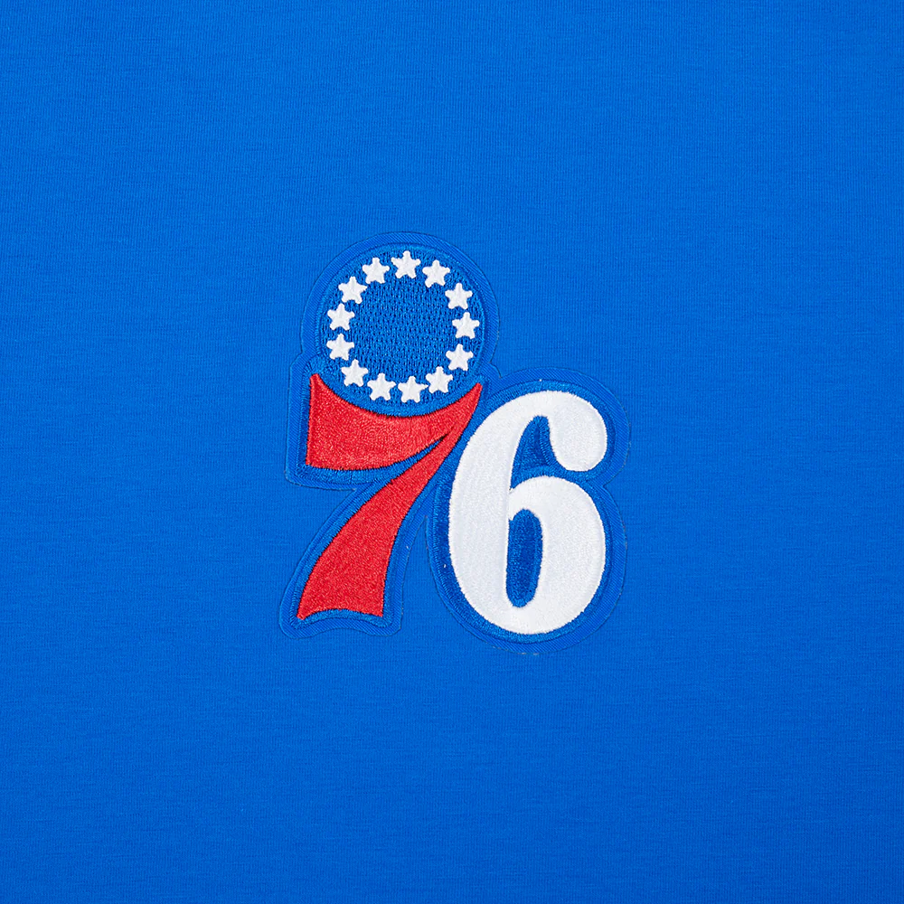 PHILADELPHIA 76ERS WINGSPAN WOMEN'S SJ BOXY TEE (ROYAL BLUE) - Image 9