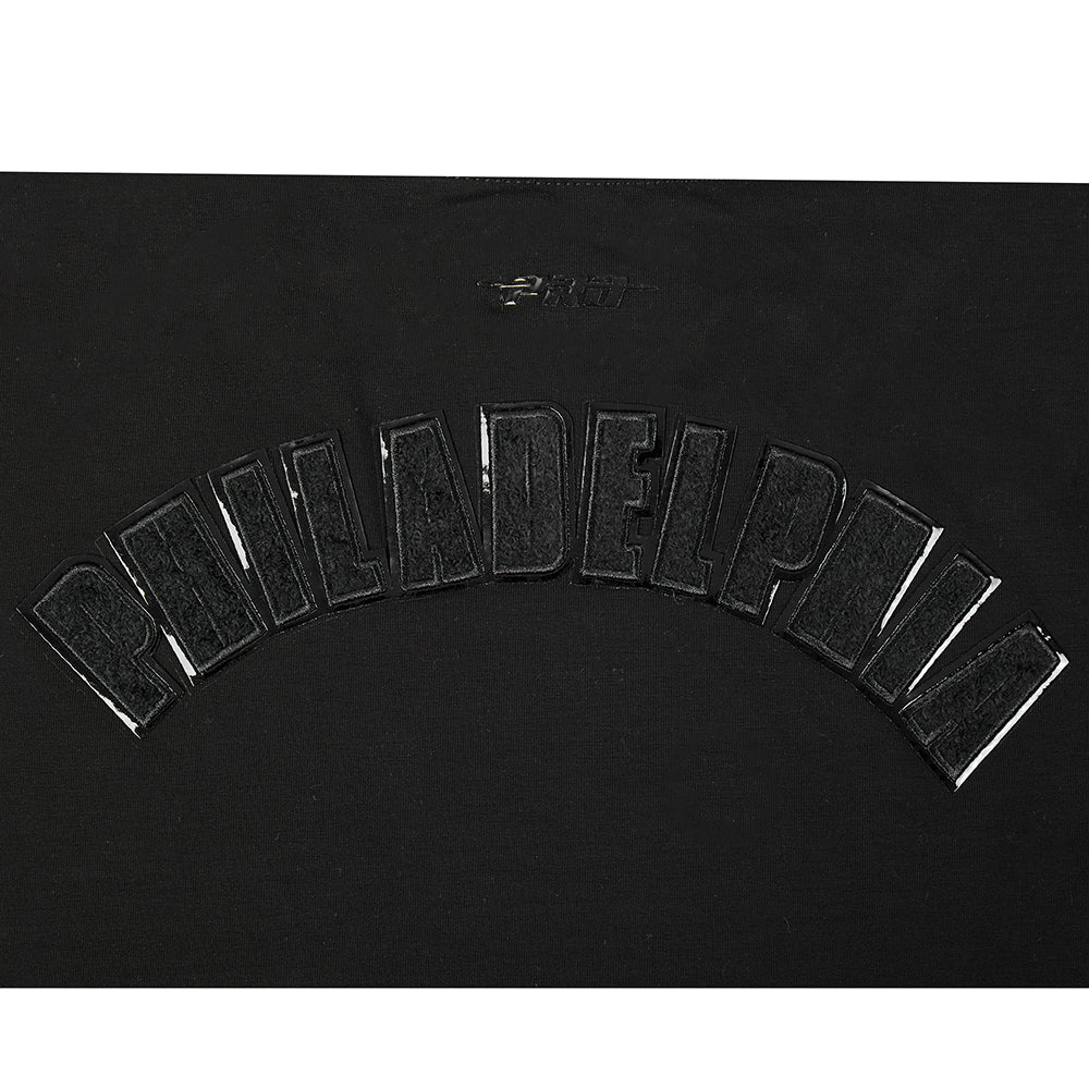 NBA PHILADELPHIA 76ERS TRIPLE BLACK WOMEN'S SJ BOXY TEE (TRIPLE BLACK WOMEN'S) - Image 6