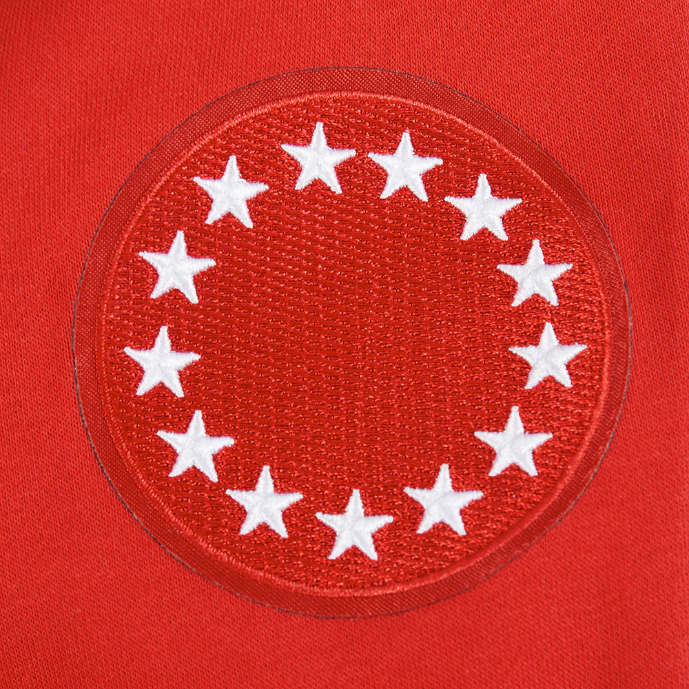 NBA PHILADELPHIA 76ERS CLASSIC BIG BOYS FLC FZ PO HOODIE (RED) - Image 5