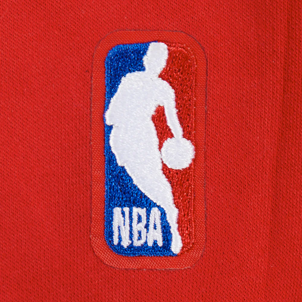 NBA PHILADELPHIA 76ERS CLASSIC BIG BOYS FLC FZ PO HOODIE (RED) - Image 8