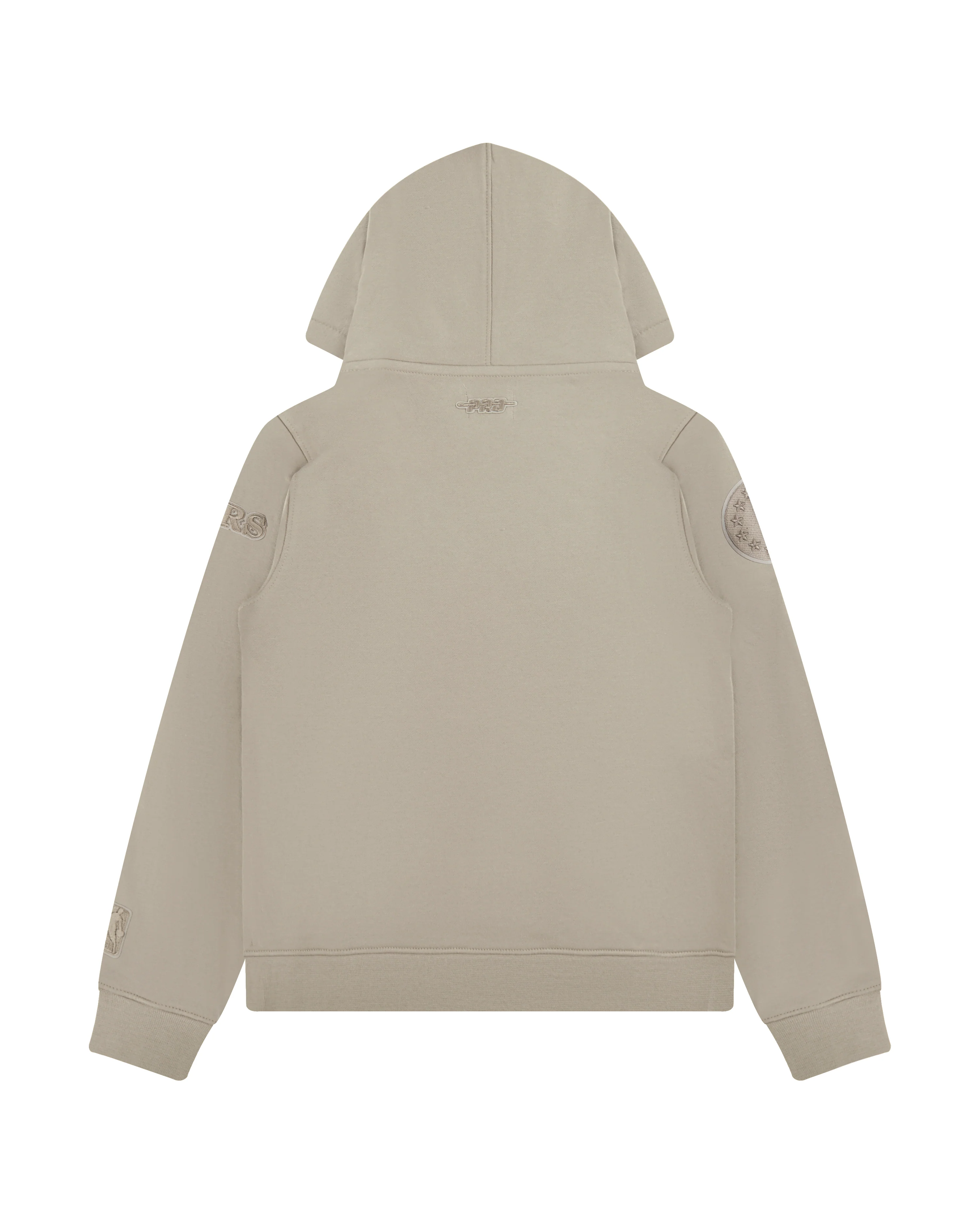 NBA PHILADELPHIA 76ERS NEUTRAL BIG BOYS FLEECE PULLOVER HOODIE (TAUPE) - Image 2