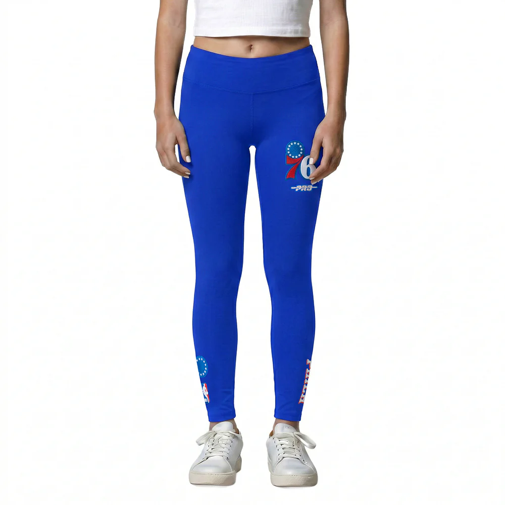 NBA PHILADELPHIA 76ERS CLASSIC BIG GIRLS LEGGING (ROYAL BLUE) - Image 2