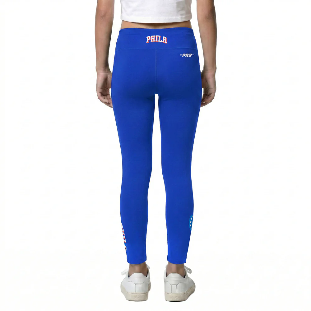 NBA PHILADELPHIA 76ERS CLASSIC BIG GIRLS LEGGING (ROYAL BLUE) - Image 3