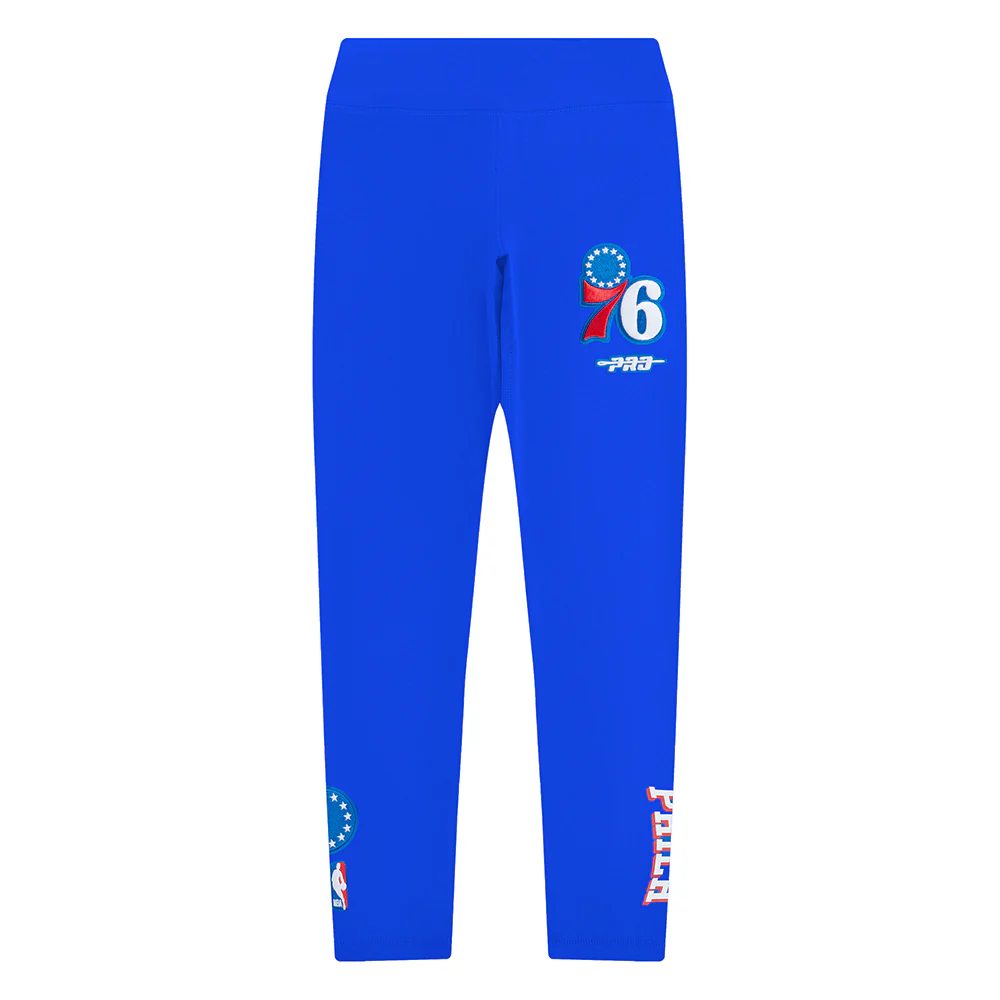 NBA PHILADELPHIA 76ERS CLASSIC BIG GIRLS LEGGING (ROYAL BLUE) - Image 4