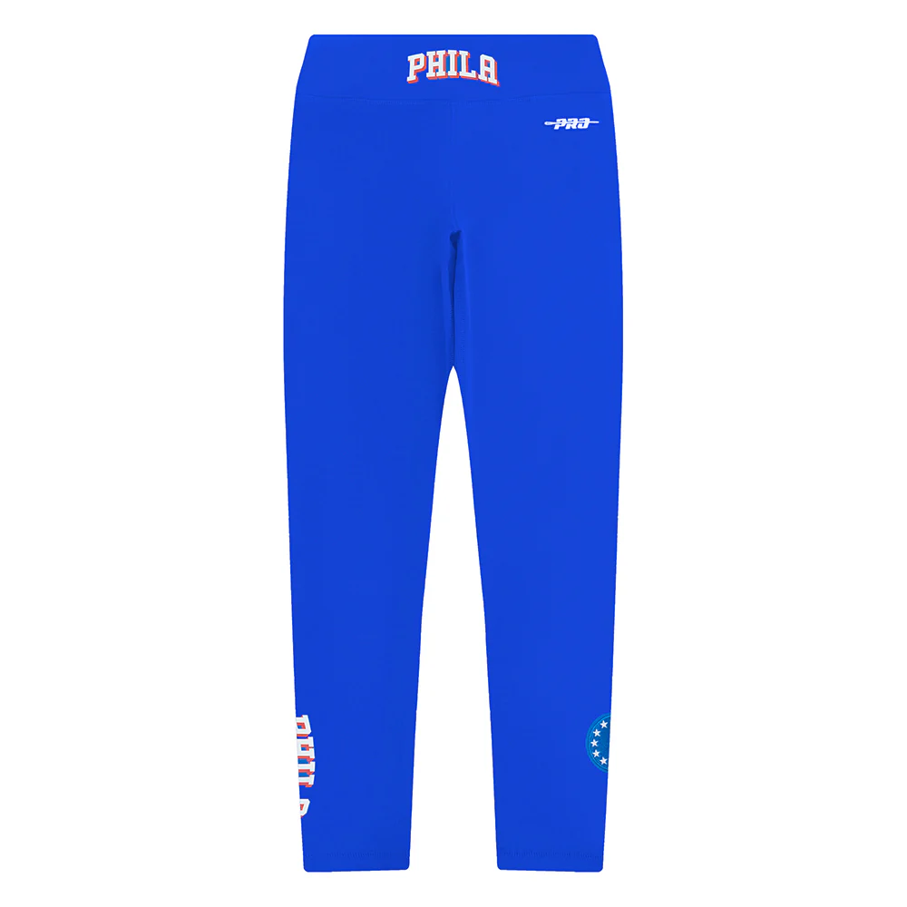 NBA PHILADELPHIA 76ERS CLASSIC BIG GIRLS LEGGING (ROYAL BLUE) - Image 5
