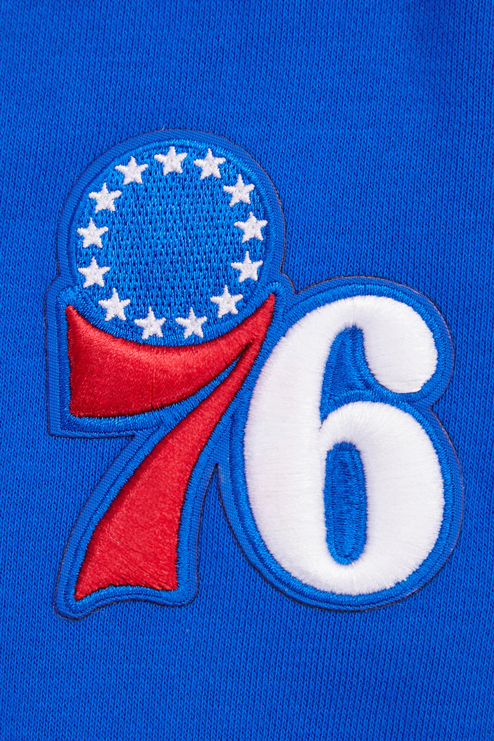 NBA PHILADELPHIA 76ERS RETRO CLASSIC WOMEN'S CREWNECK (ROYAL BLUE/RED) - Image 8