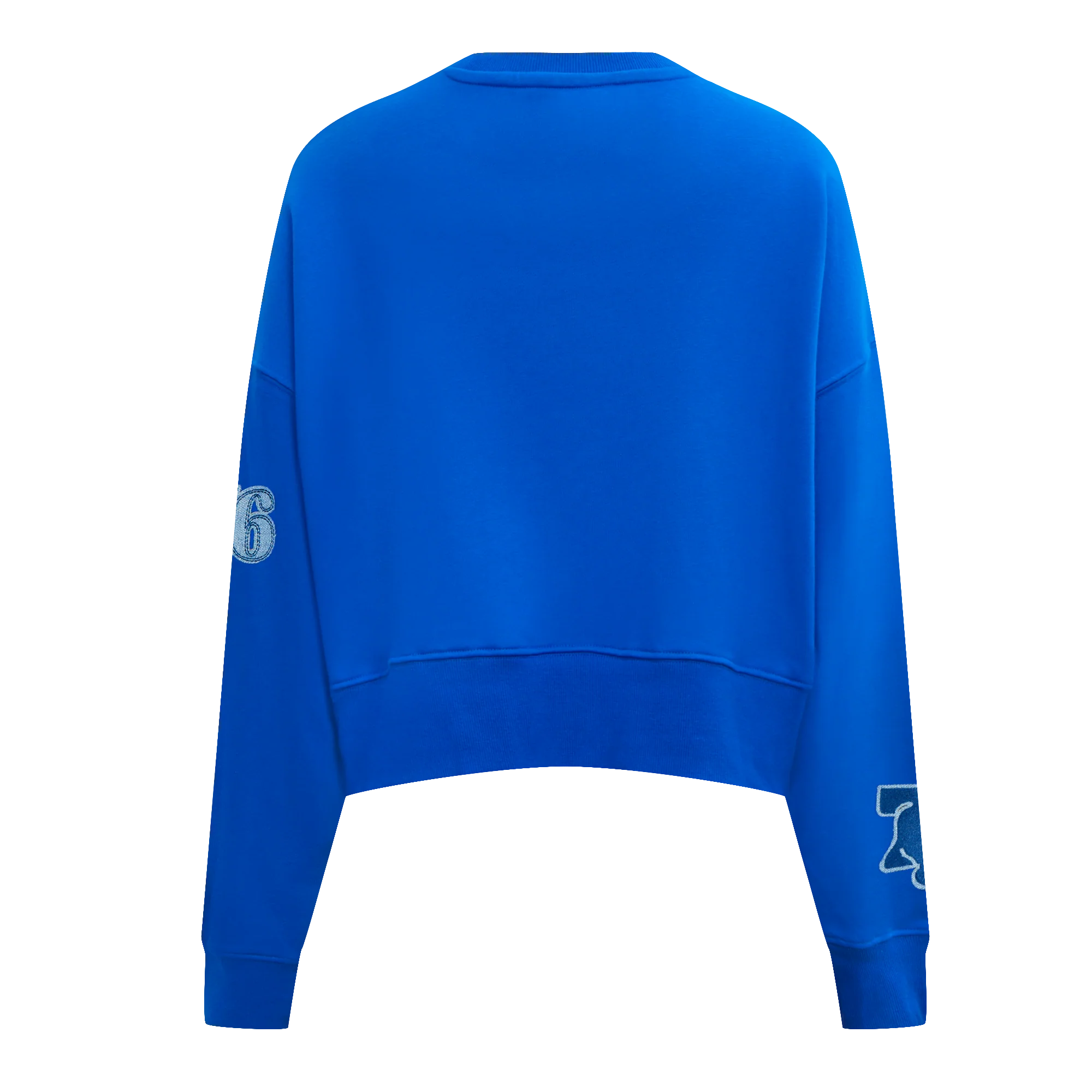 NBA PHILADELPHIA 76ERS VARSITY BLUES WOMEN'S CREWNECK (ROYAL BLUE) - Image 3