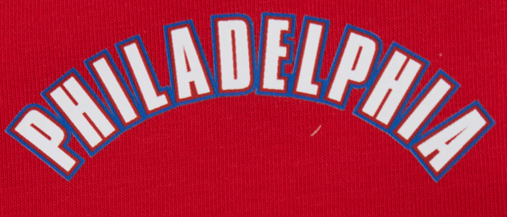 NBA PHILADELPHIA 76ERS CLASSIC WOMEN'S JERSEY BIKE SHORT (RED) - Image 8