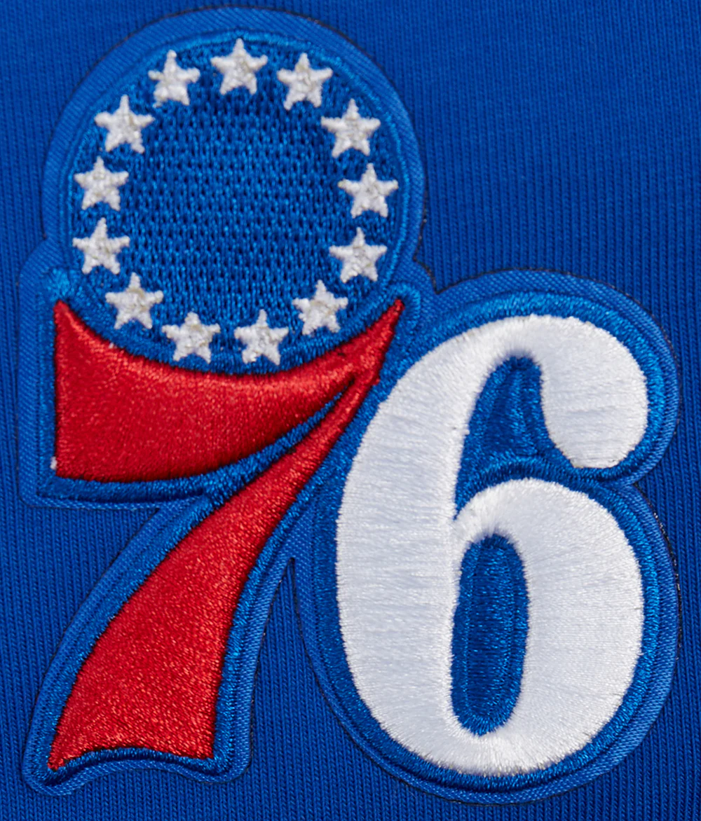 NBA PHILADELPHIA 76ERS CLASSIC WOMEN'S JERSEY BIKE SHORT (ROYAL BLUE) - Image 5