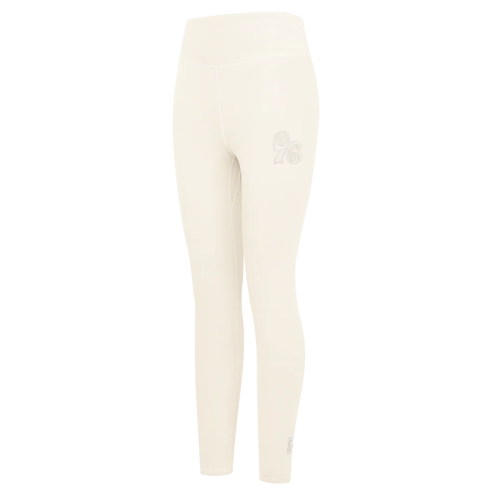 NBA PHILADELPHIA 76ERS NEUTRAL WOMEN'S JERSEY LEGGING (EGGSHELL)