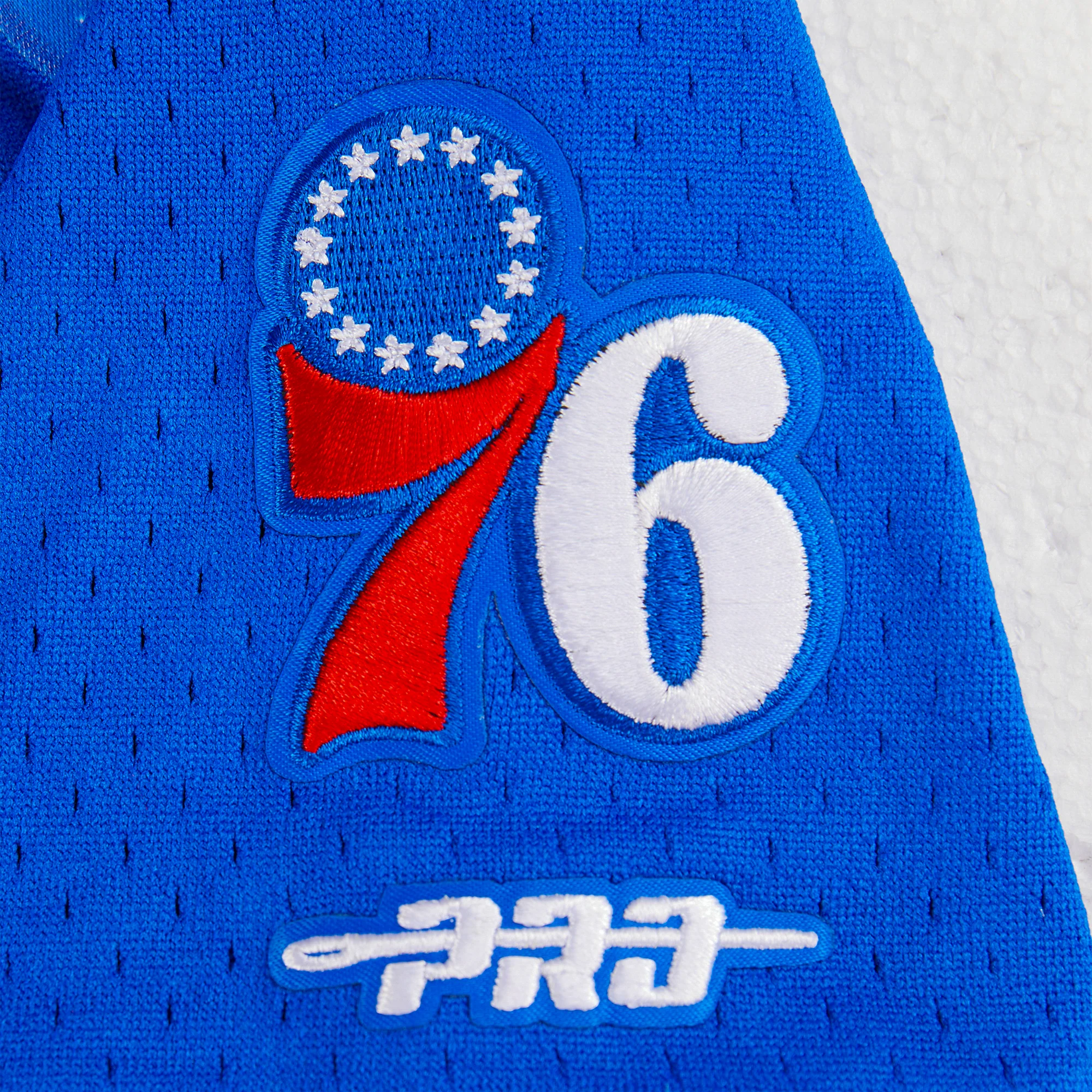 NBA PHILADELPHIA 76ERS CLASSIC LITTLE BOYS SHORT SLEEVE MESH TEE (ROYAL BLUE/RED) - Image 5