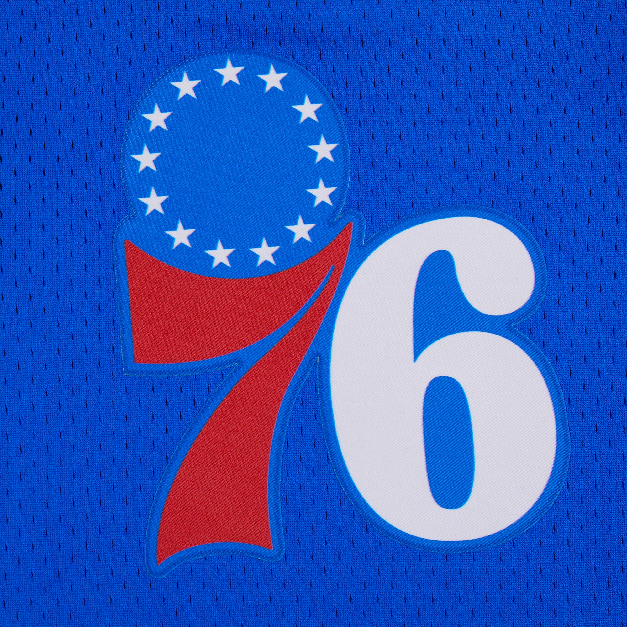 NBA PHILADELPHIA 76ERS CLASSIC LITTLE BOYS SHORT SLEEVE MESH TEE (ROYAL BLUE/RED) - Image 9