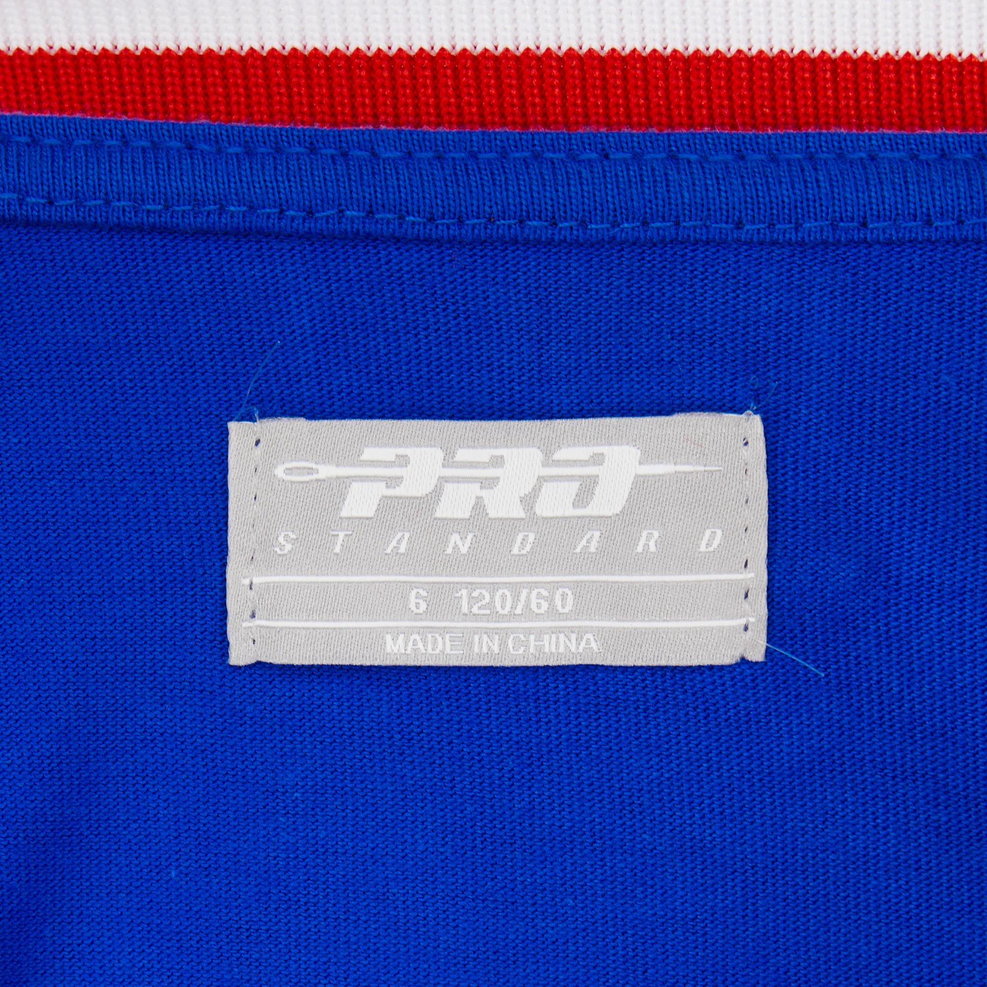 NBA PHILADELPHIA 76ERS CLASSIC LITTLE BOYS SHORT SLEEVE STRIPED RIB TEE (ROYAL BLUE/RED) - Image 8