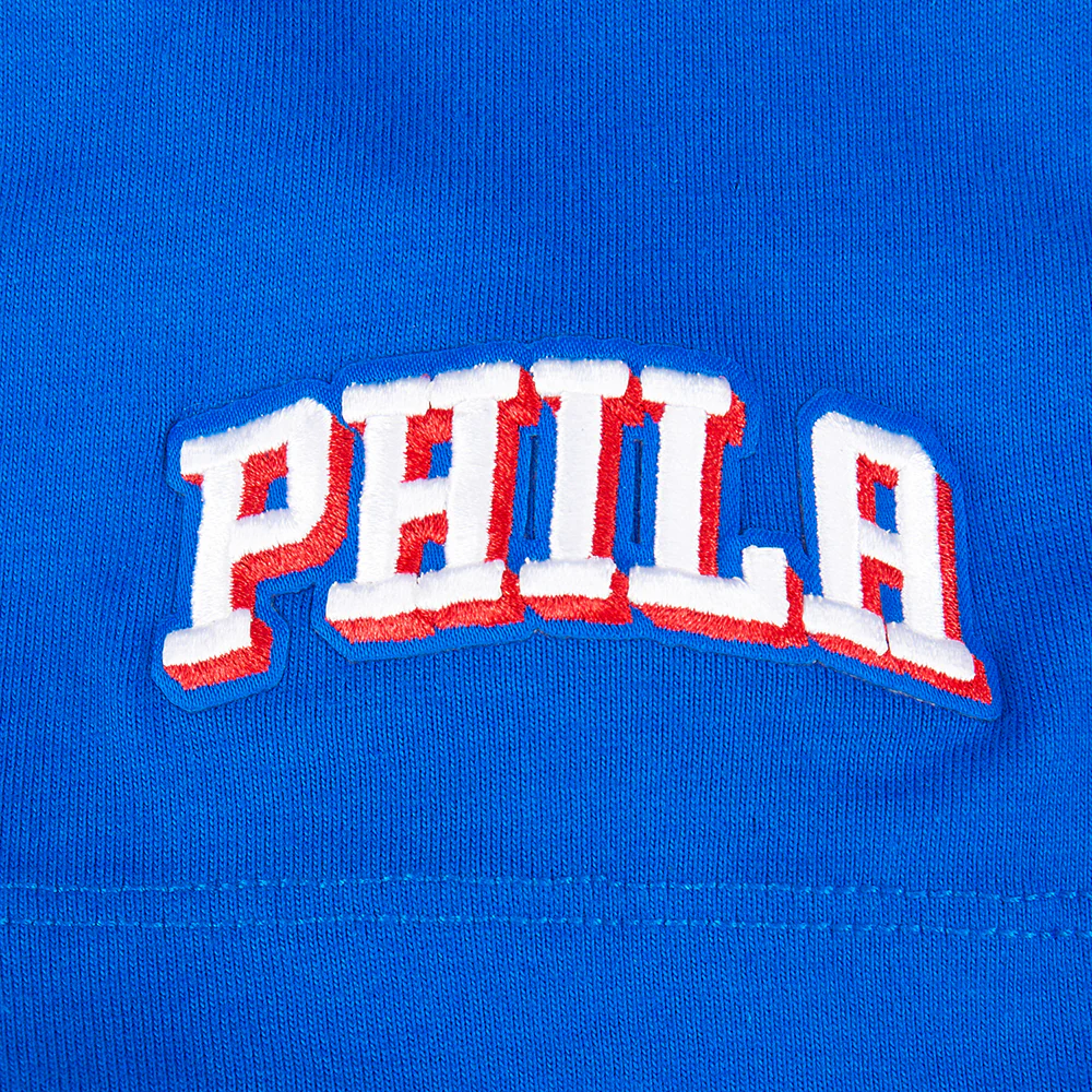 NBA PHILADELPHIA 76ERS RETRO CLASSIC LITTLE BOYS SHORT SLEEVE TEE (ROYAL BLUE) - Image 5