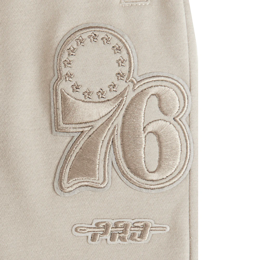 NBA PHILADELPHIA 76ERS NEUTRAL LITTLE BOYS FLC SWEATPANT (TAUPE) - Image 6