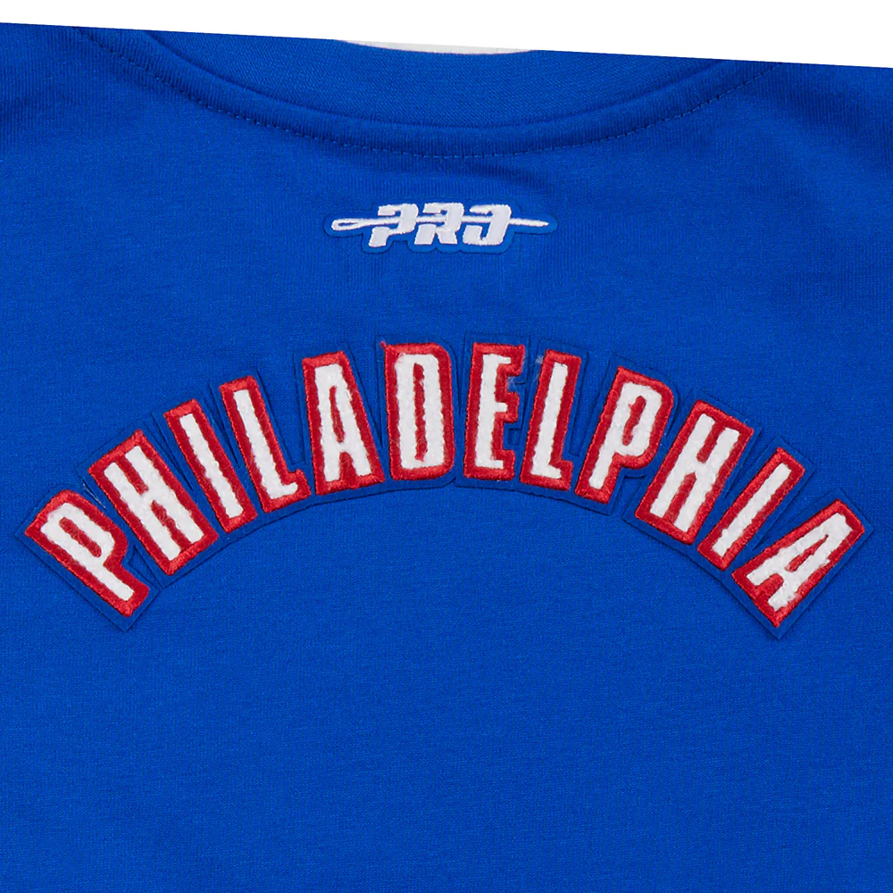 NBA PHILADELPHIA 76ERS CLASSIC LITTLE GIRLS TEE DRESS (ROYAL BLUE) - Image 6