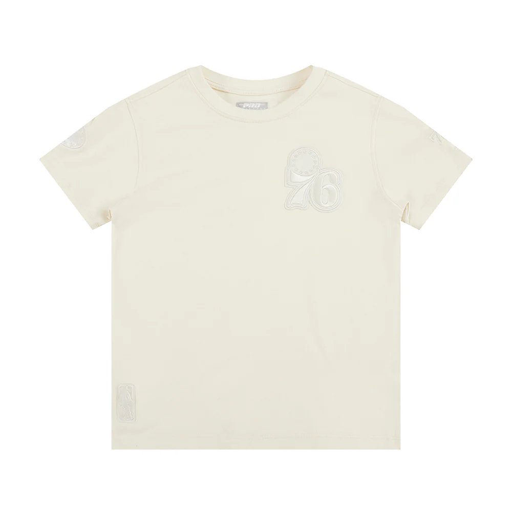 NBA PHILADELPHIA 76ERS NEUTRAL TODDLER BOYS SHORT SLEEVE TEE (EGGSHELL) - Image 3
