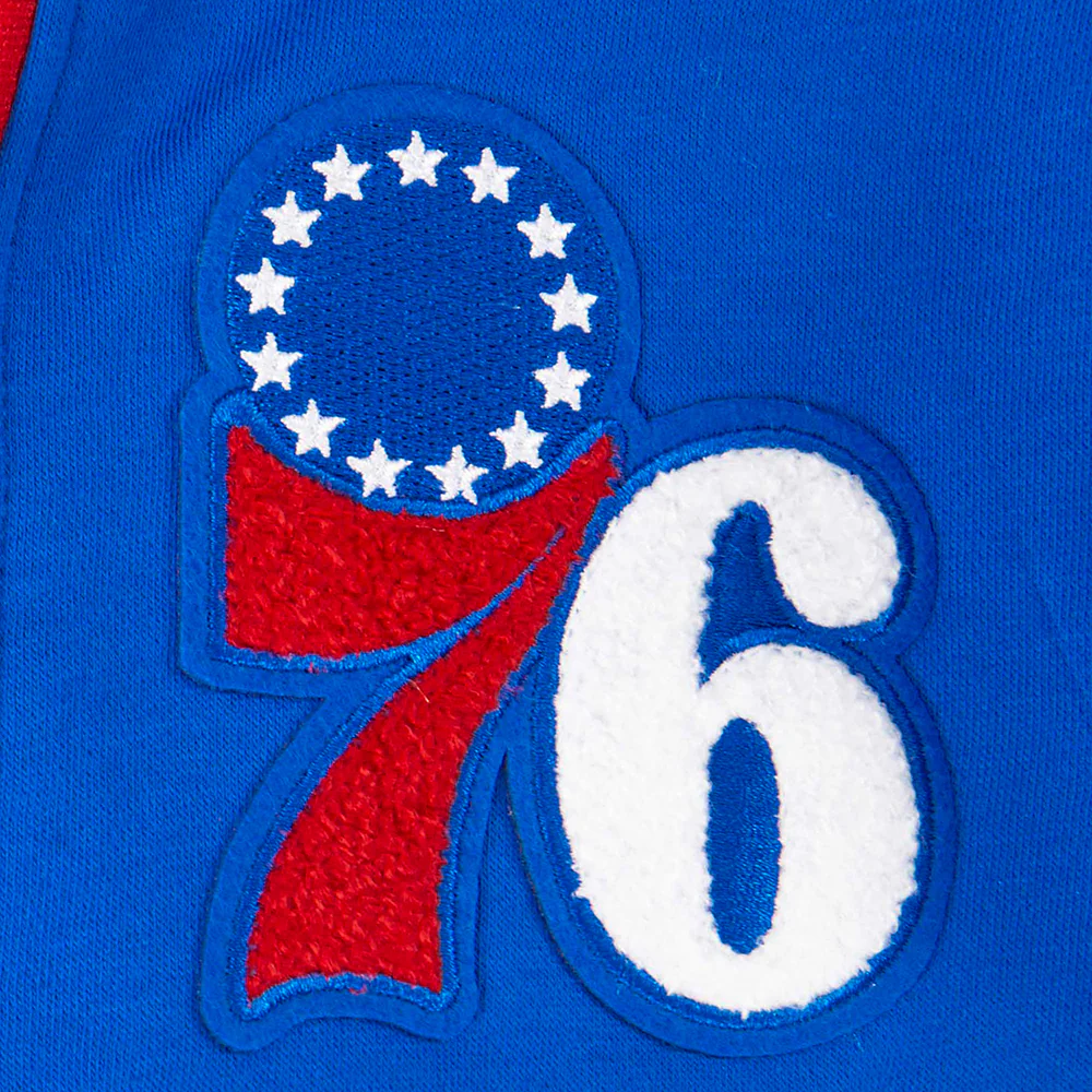 NBA PHILADELPHIA 76ERS CLASSIC TODDLER BOYS FLEECE 2.0 SHORT (ROYAL BLUE/RED) - Image 7